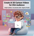 AI 3D Cartoon Shorts System (USA Audience)
Create High-RPM Cartoon Videos in Minutes