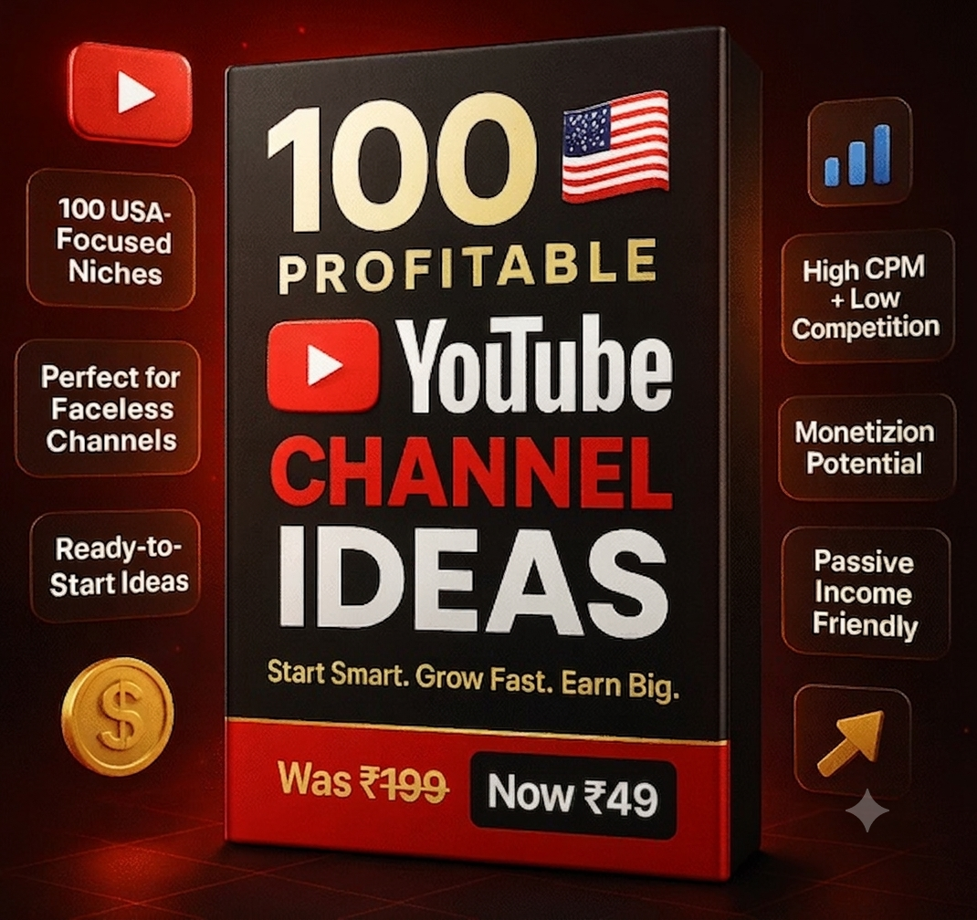 100 Profitable USA YouTube Channel Ideas – Start Smart, Grow Fast 💡